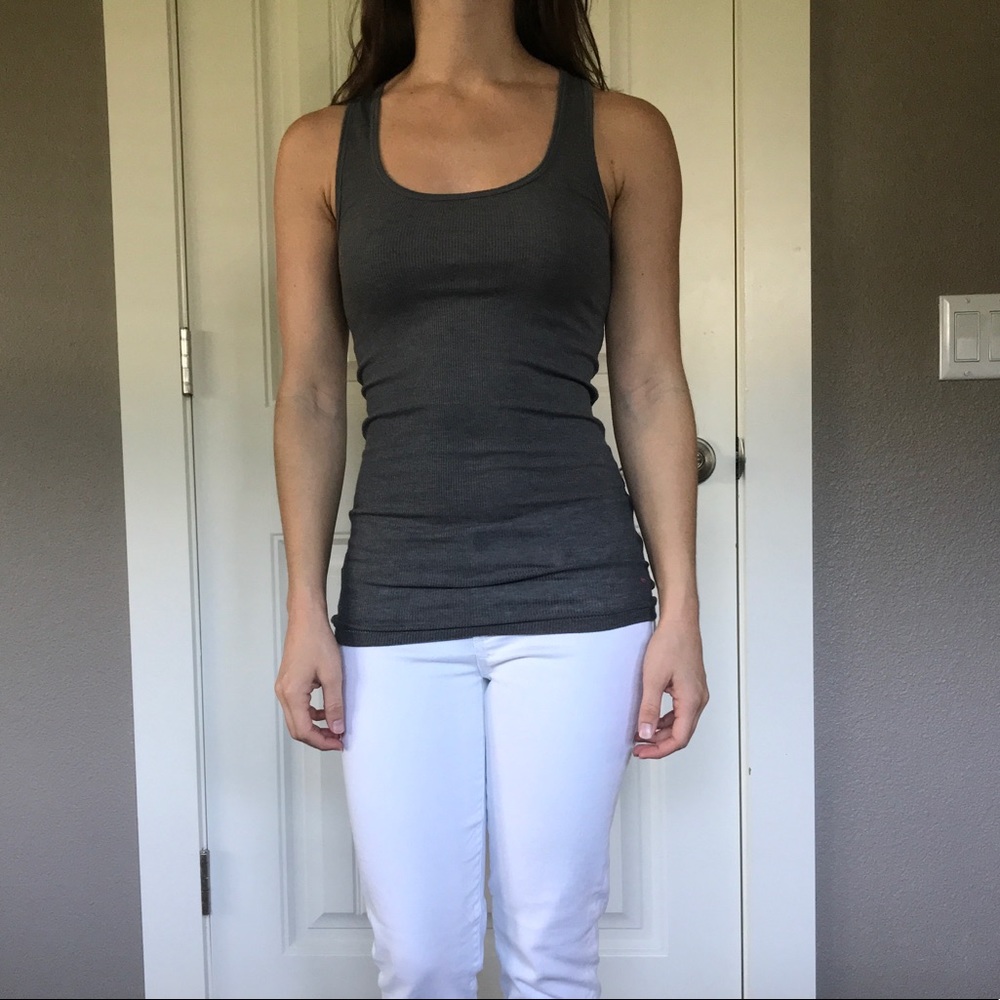 American eagle charcoal gray tank top